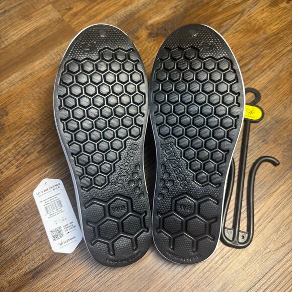 Joybees Weekend Mule Modern Women's Sz 8 Slip-On comfort Shoes Black white - Picture 9 of 10